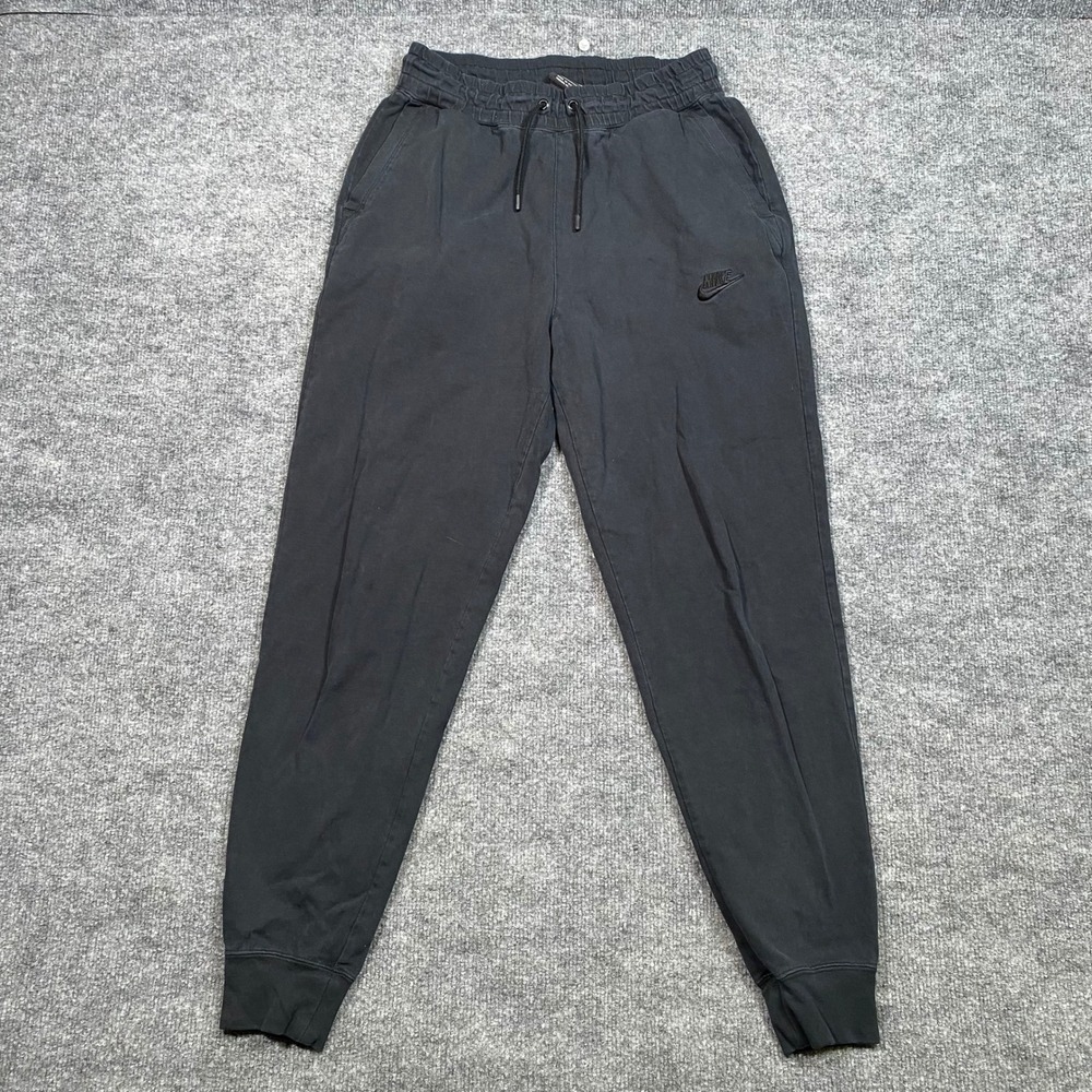 Nike Womens Sportswear Joggers Black Cotton Sweatpants CQ9899-010 Small